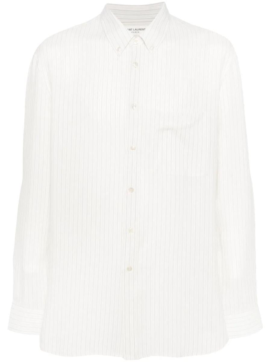 Saint Laurent Striped Shirt Clothing
