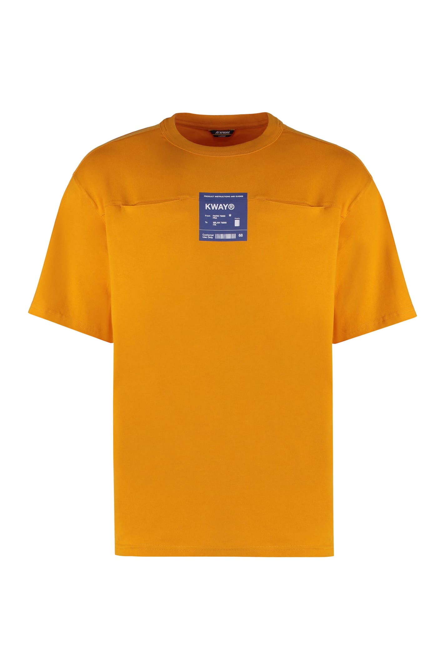 K-Way Fantome Cotton Crew-neck T-shirt