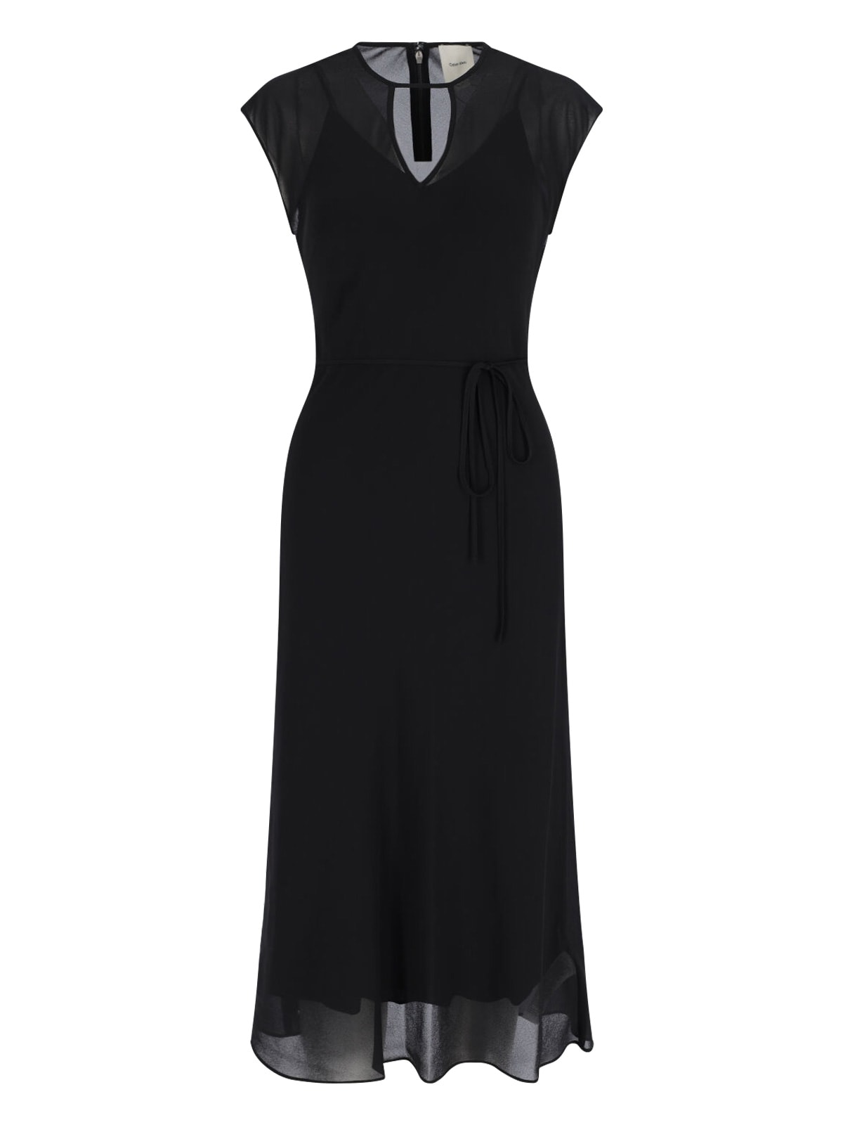 Calvin Klein Semi-transparent Midi Dress