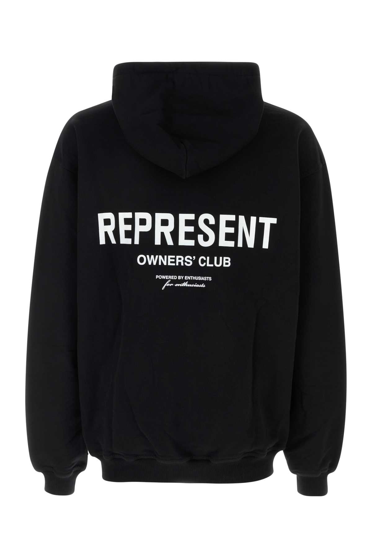 Black Cotton Represent Owners Club Sweatshirt