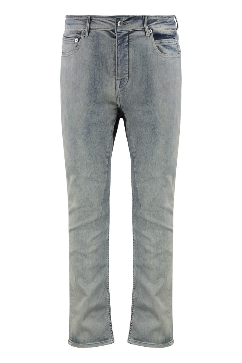 Drkshdw By Rick Owens Stretch Cotton Jeans