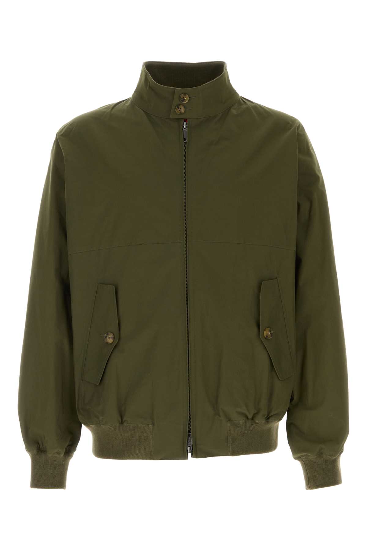 Baracuta Army Green Polyester Blend Jacket