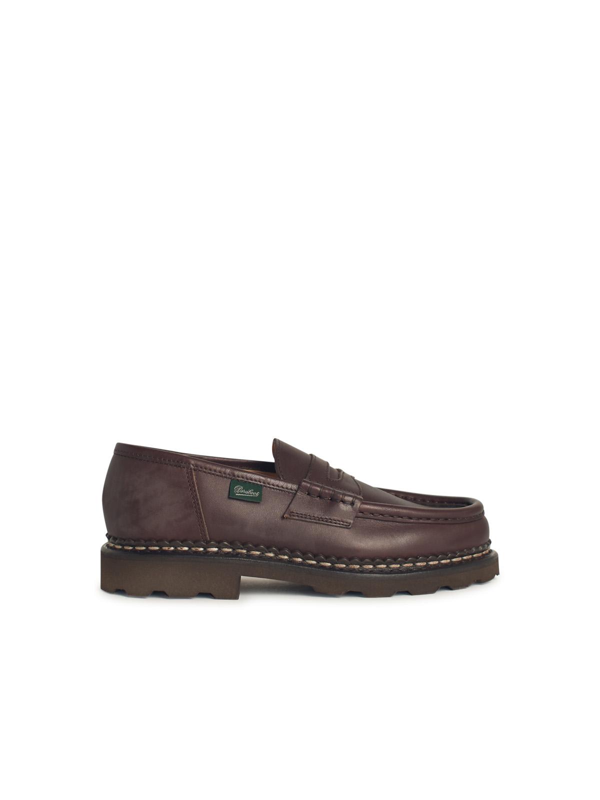 Paraboot remis Brown Leather Loafers