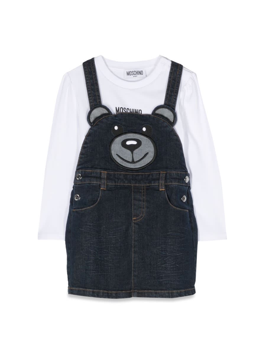 Moschino Dungarees With T-shirt