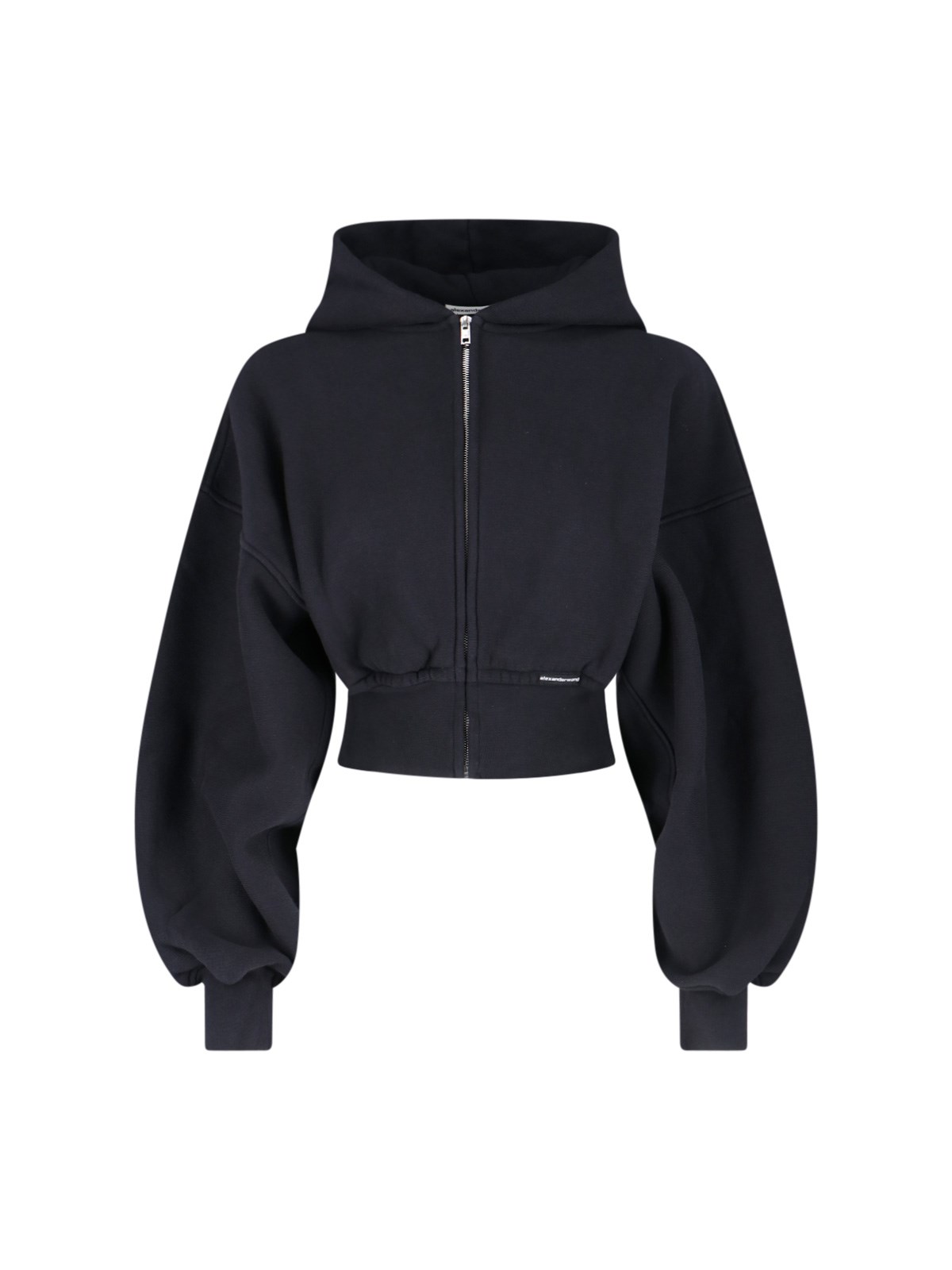 Alexander Wang Zip Cropped Sweatshirt