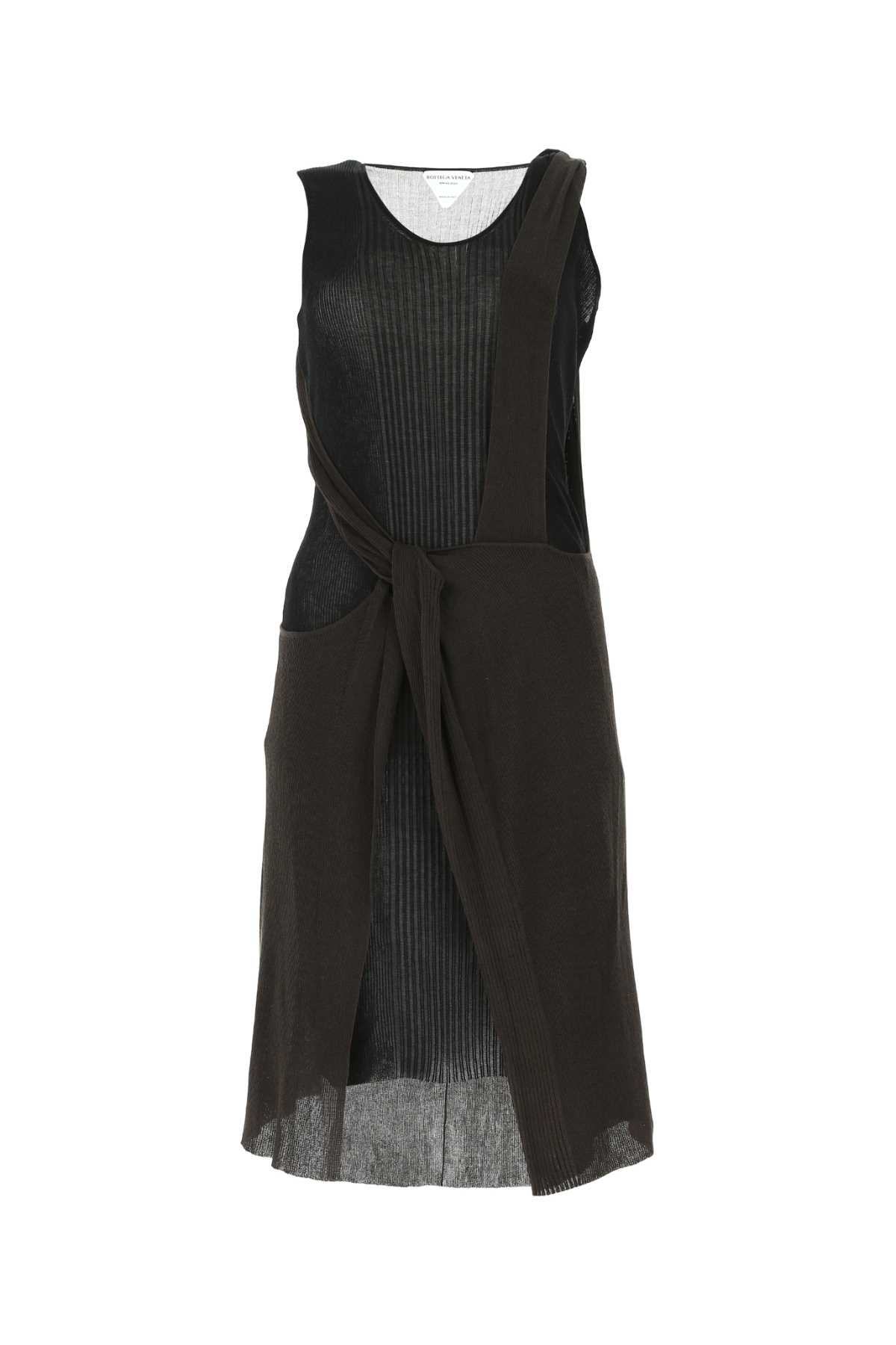 Bottega Veneta Two-tone Cotton Blend Dress