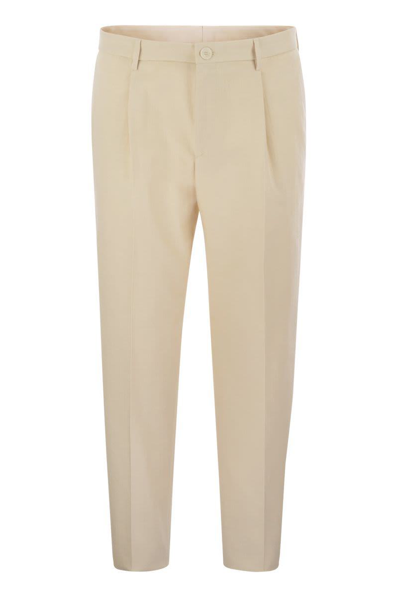 Tagliatore Stretch Cotton-Blend Trousers
