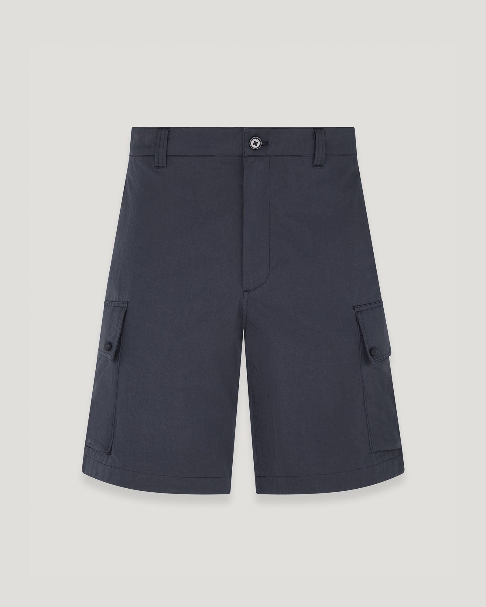 Belstaff Drome Short Men's Cotton Blend Gabardine Dark Ink Size US 29