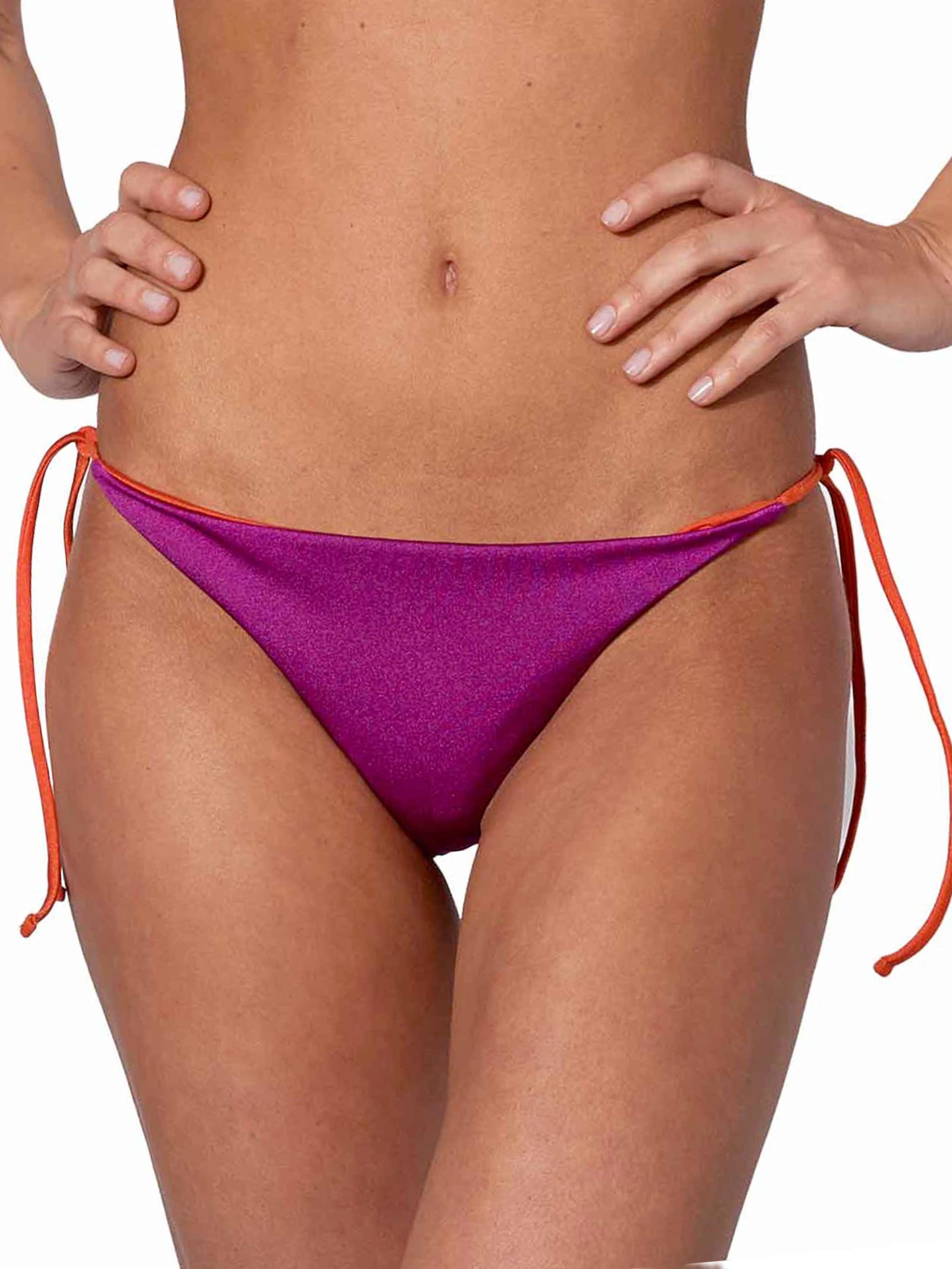 MC2 Saint Barth Orange Cyclamen Swim Briefs