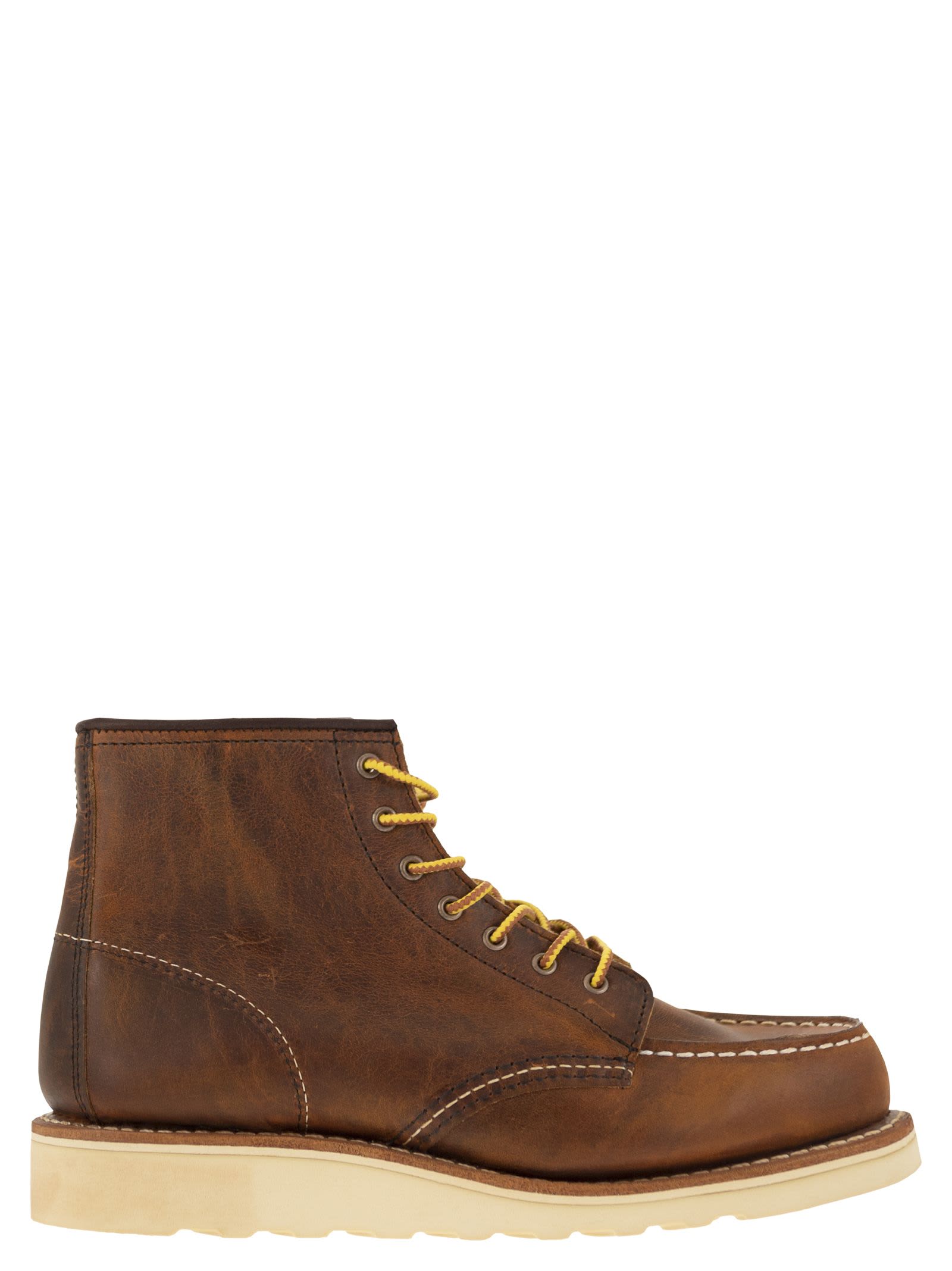 Red Wing 经典莫卡辛皮革系带靴