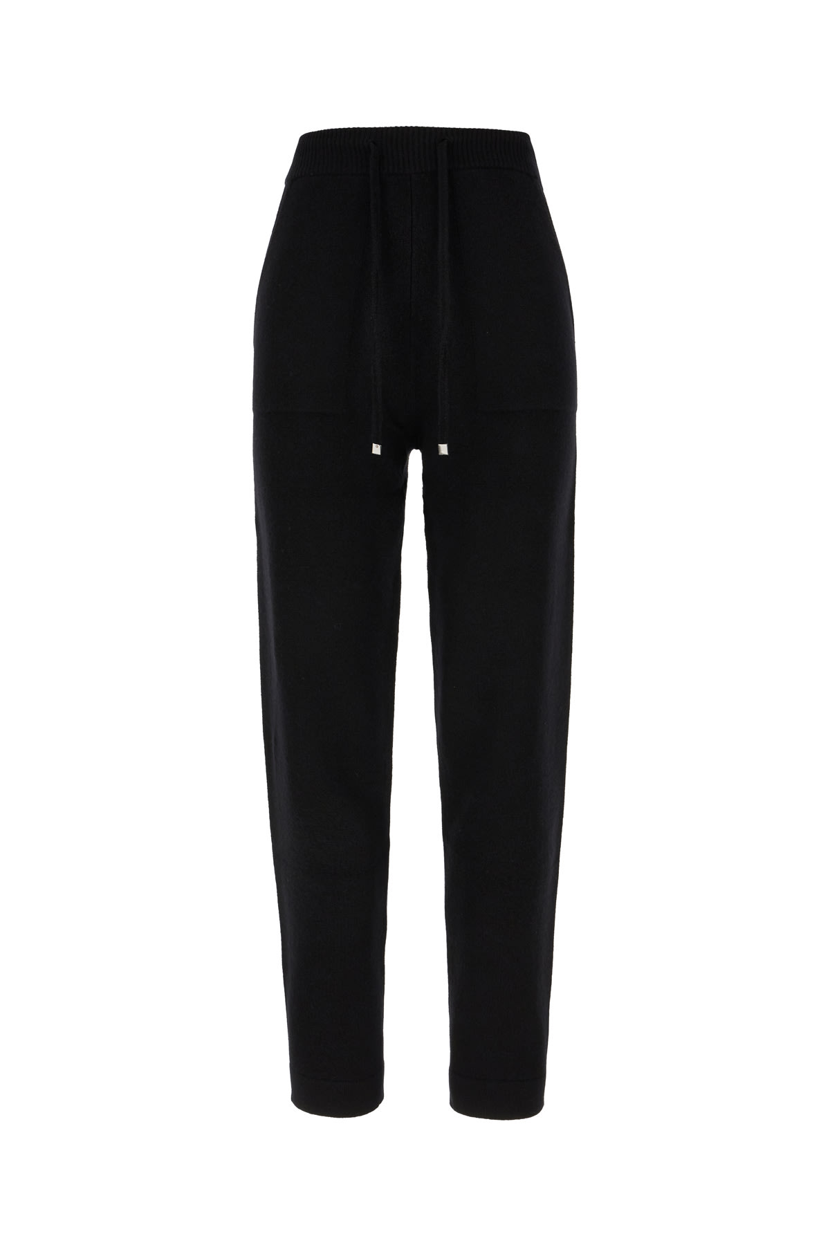 'S Max Mara 黑色羊毛羊绒慢跑裤