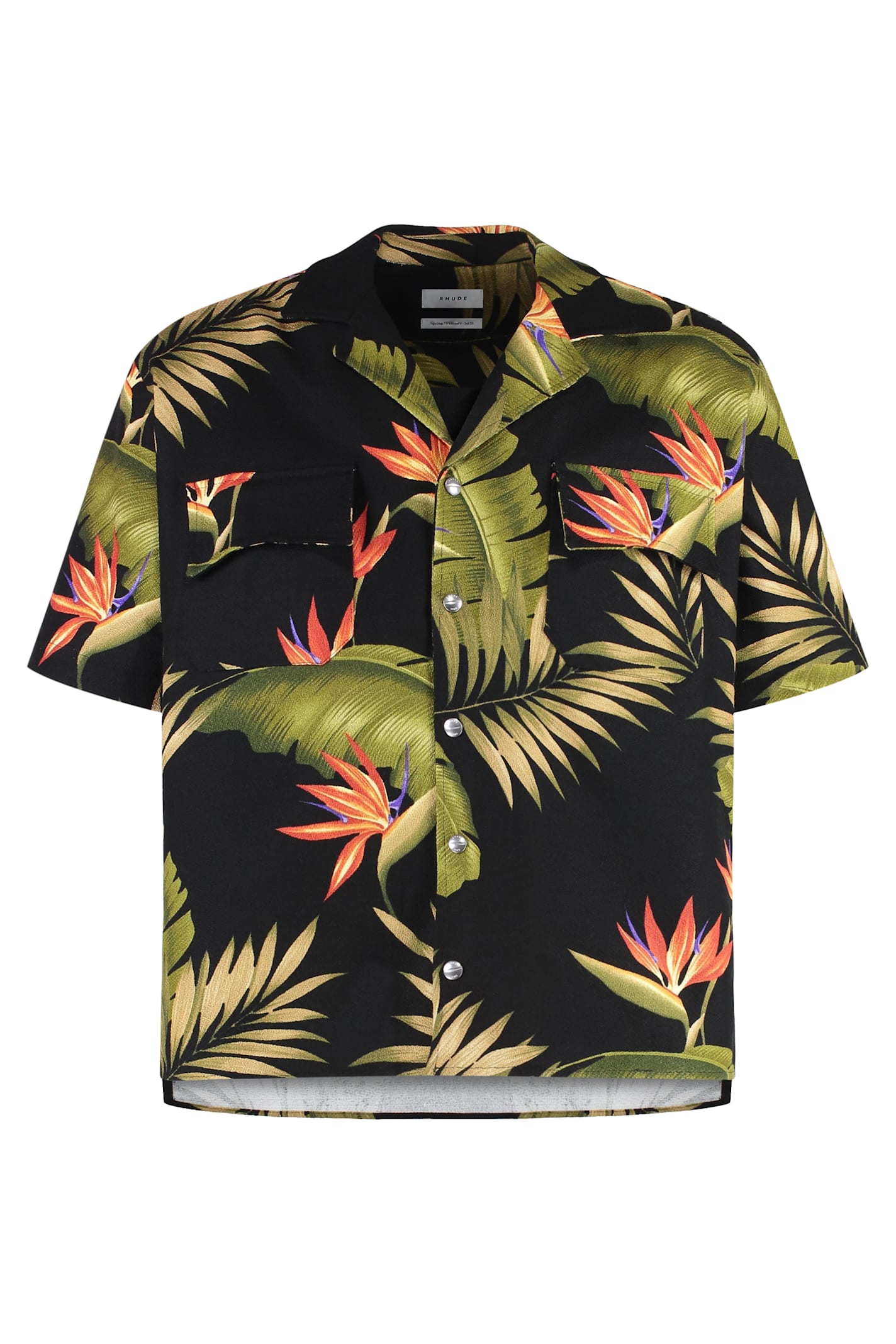 Rhude Printed Short Sleeved Shirt