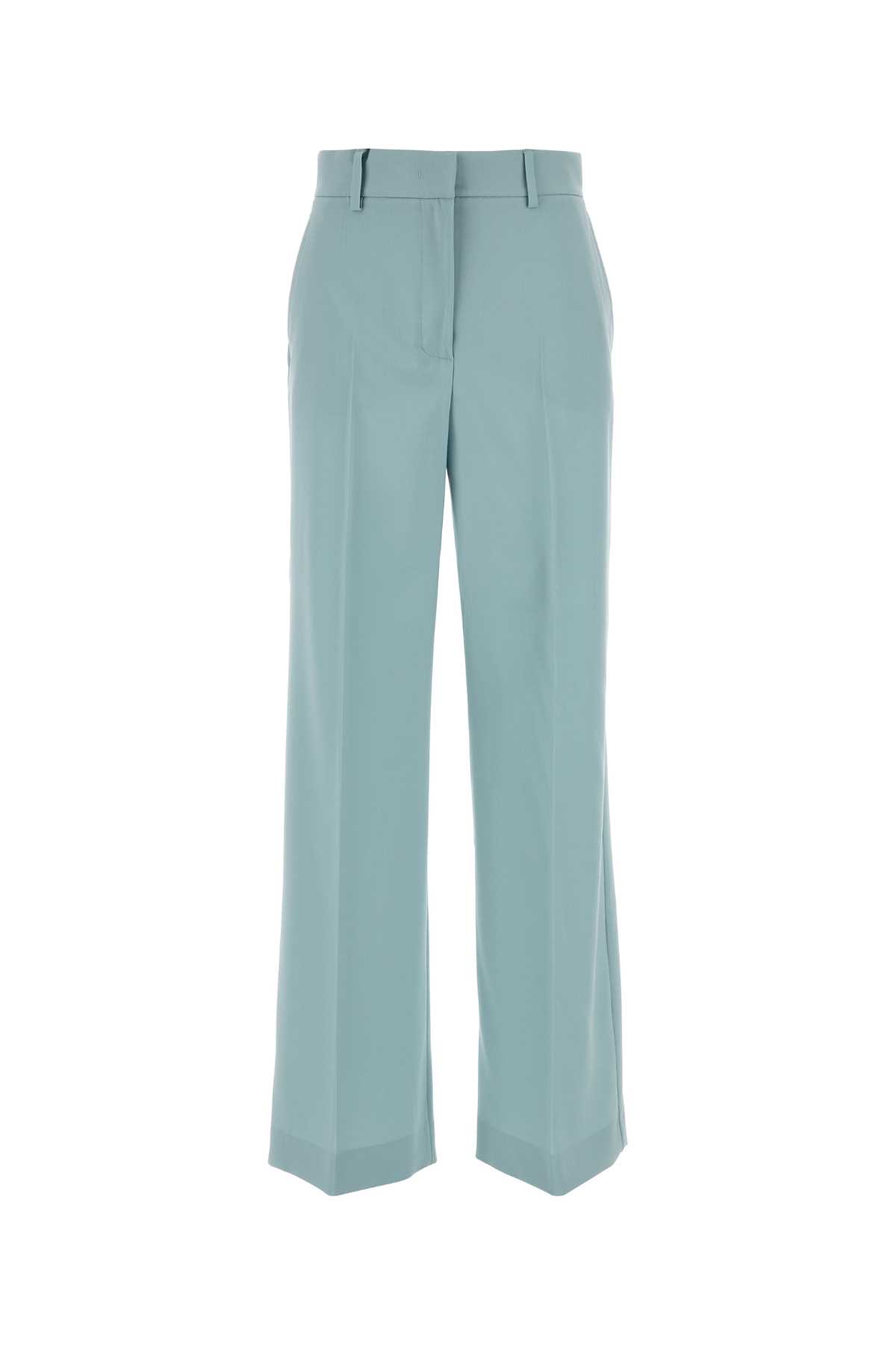 Weekend Max Mara Light Blue Wool Visivo Pant