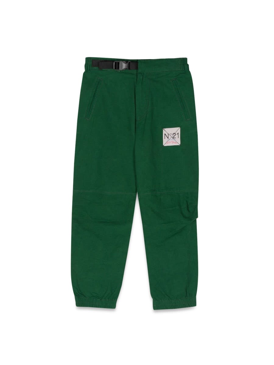 N.21 Pants With Logo Patch