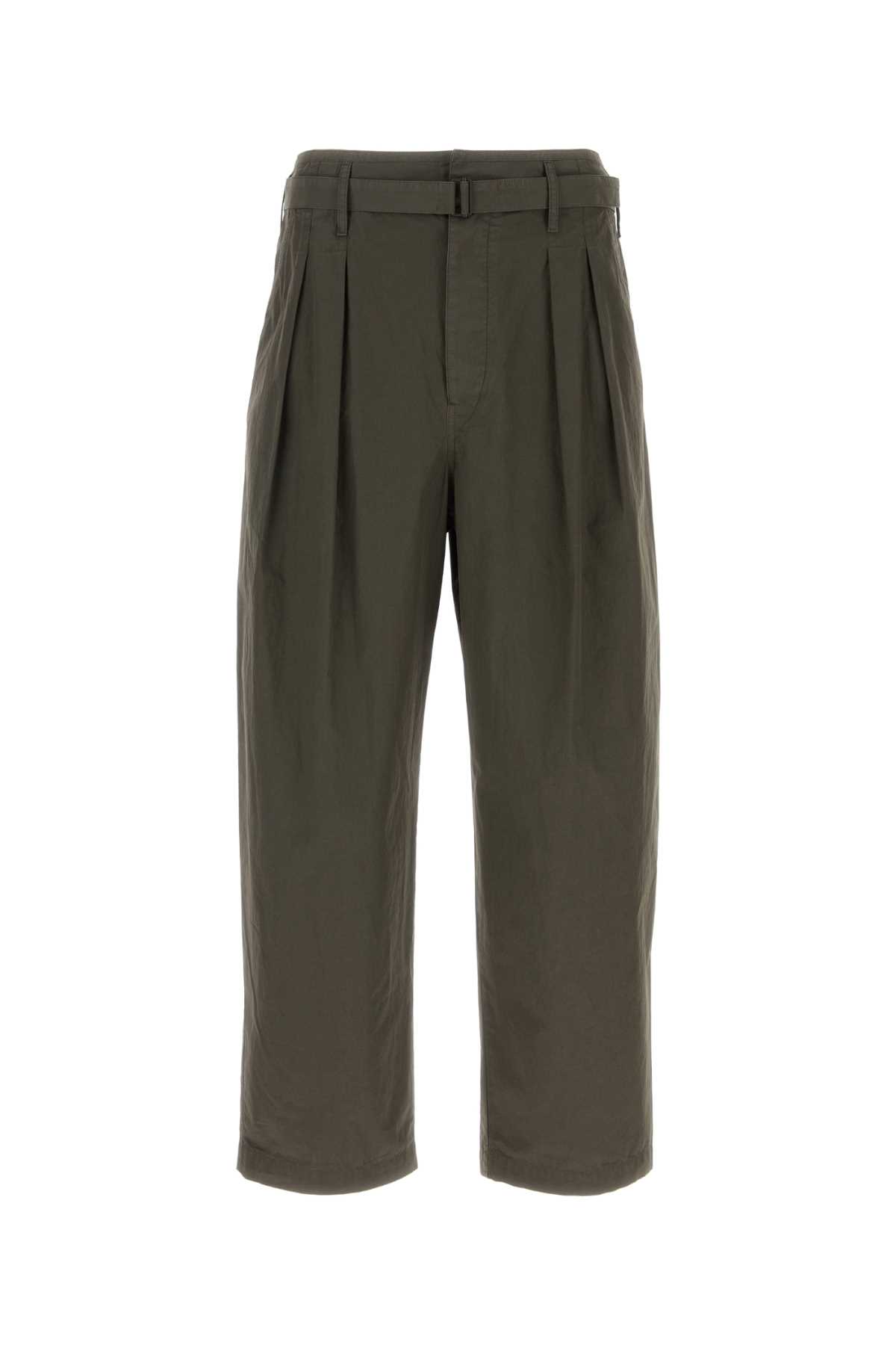 Lemaire Khaki Cotton Pant