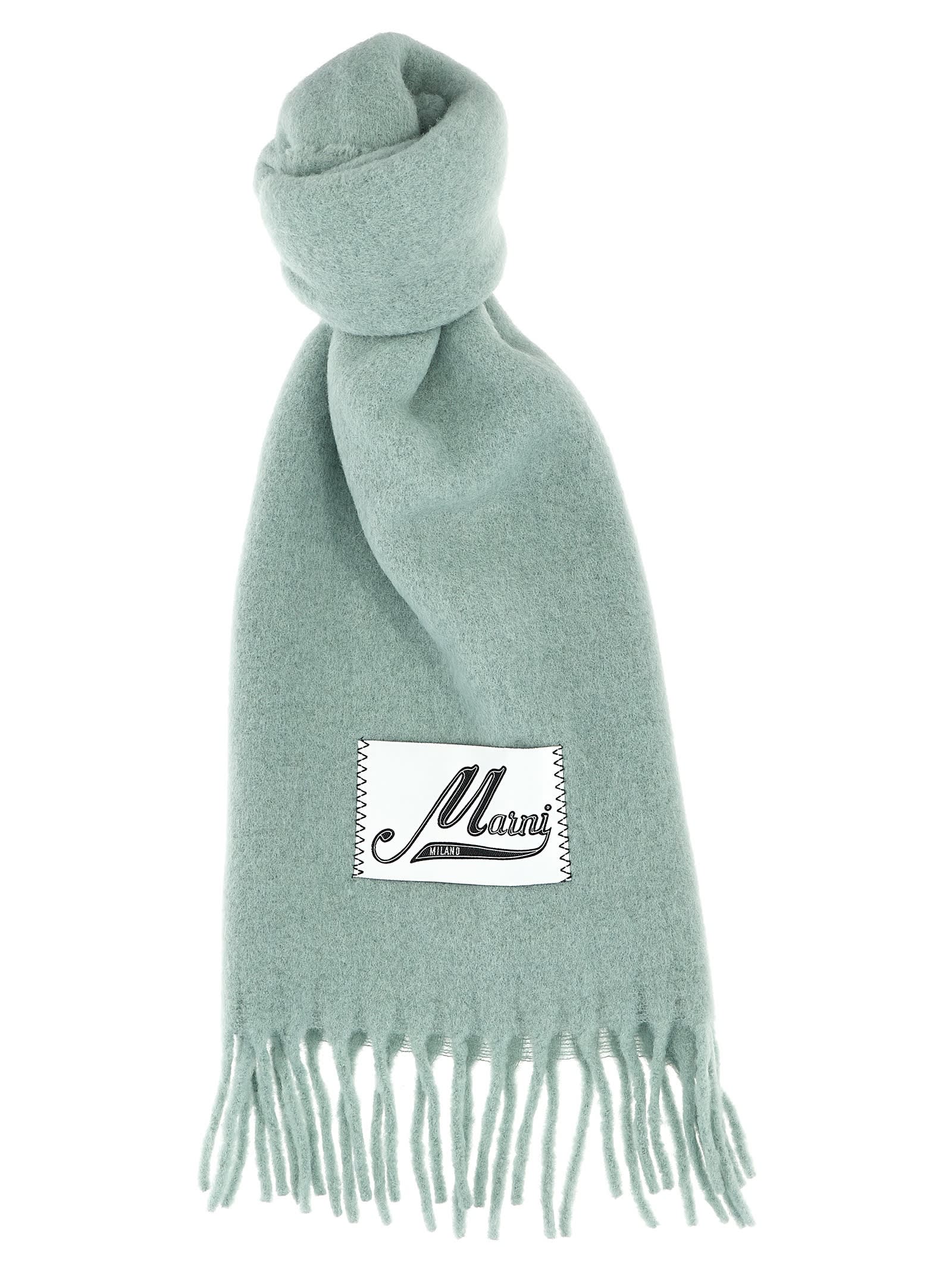 Marni Logo Patch Scarf