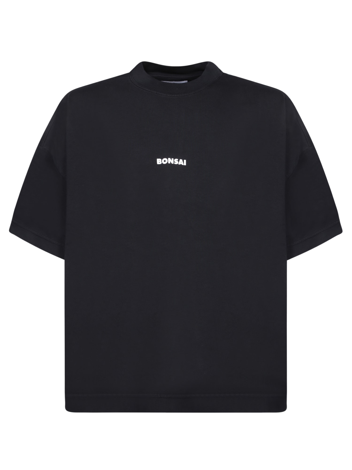 Bonsai Lettering Logo Black T-shirt