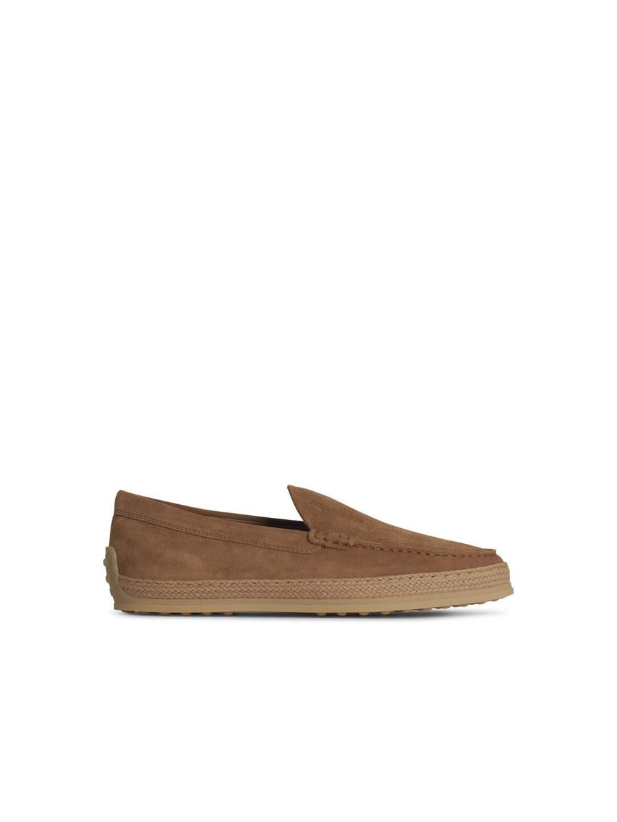 Tod'S 米色麂皮乐福鞋