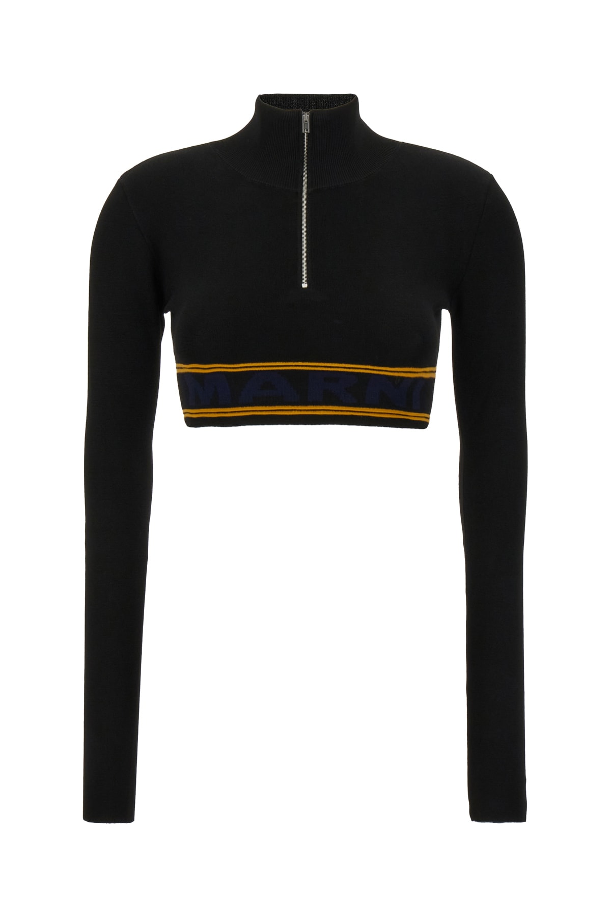 Marni Black Viscose Blend Top