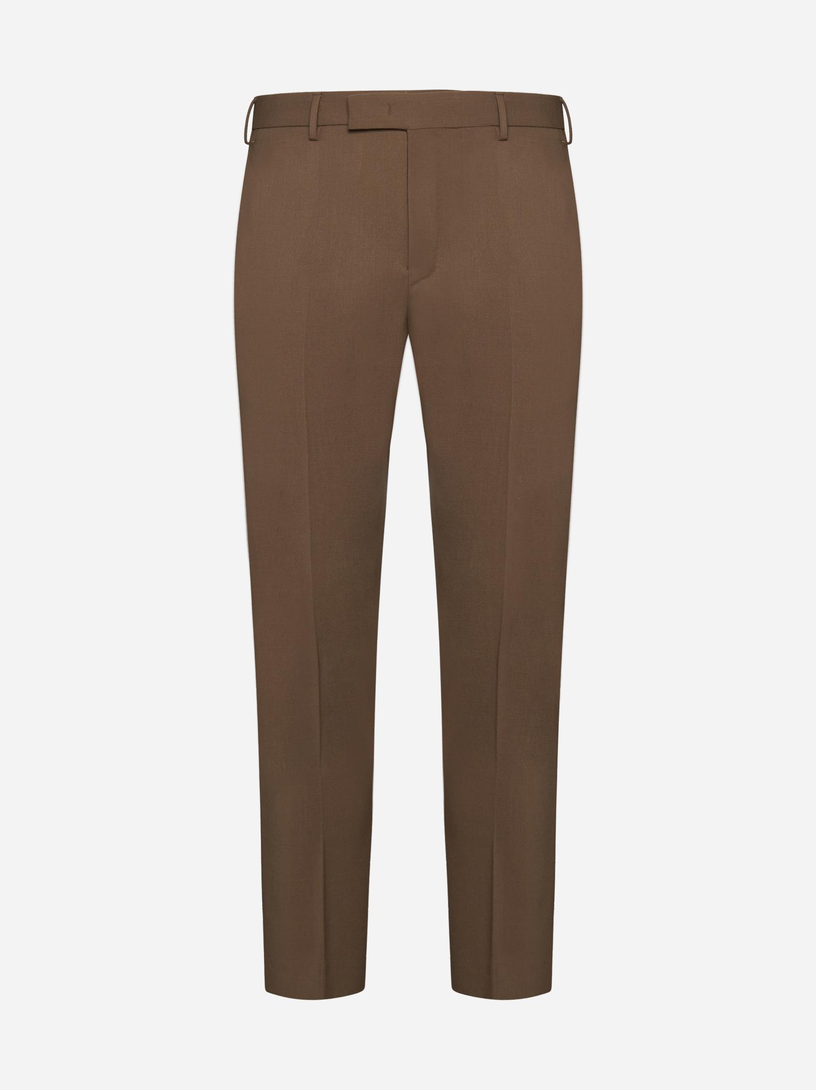 PT Torino Dieci Stretch Wool Trousers