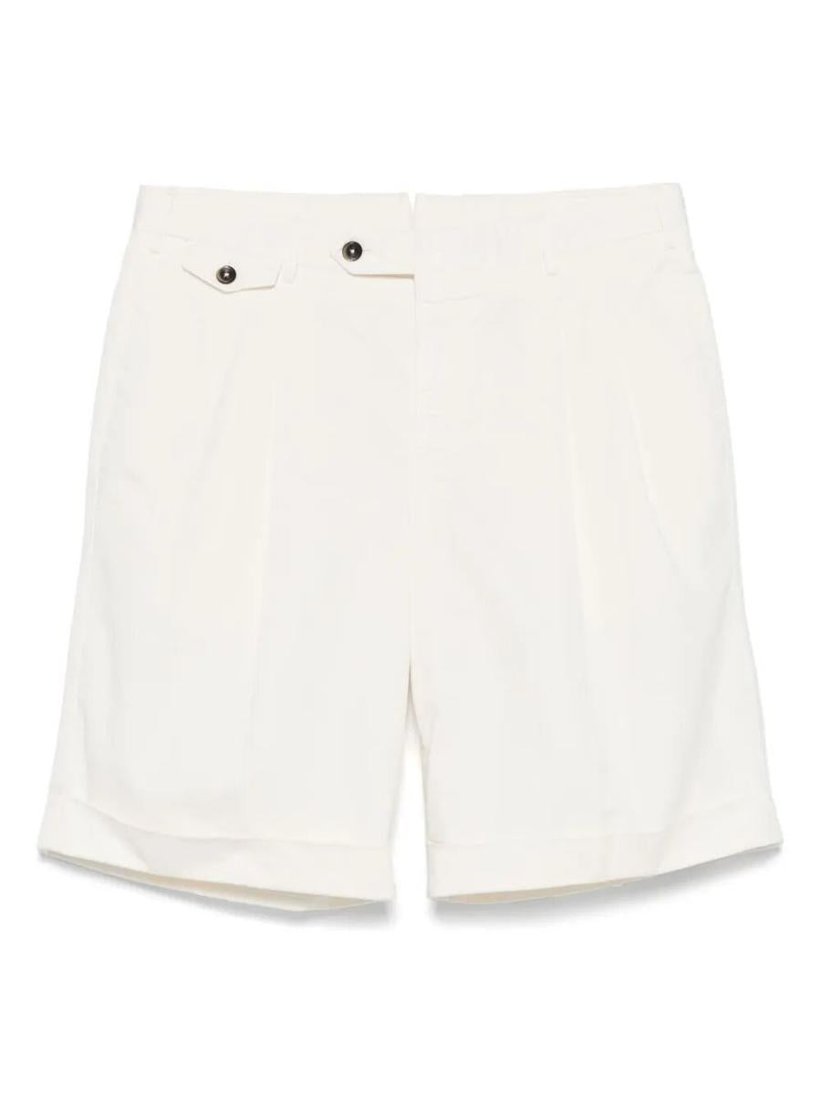 Pantaloni Torino Pleat-Detail Cotton Shorts Clothing