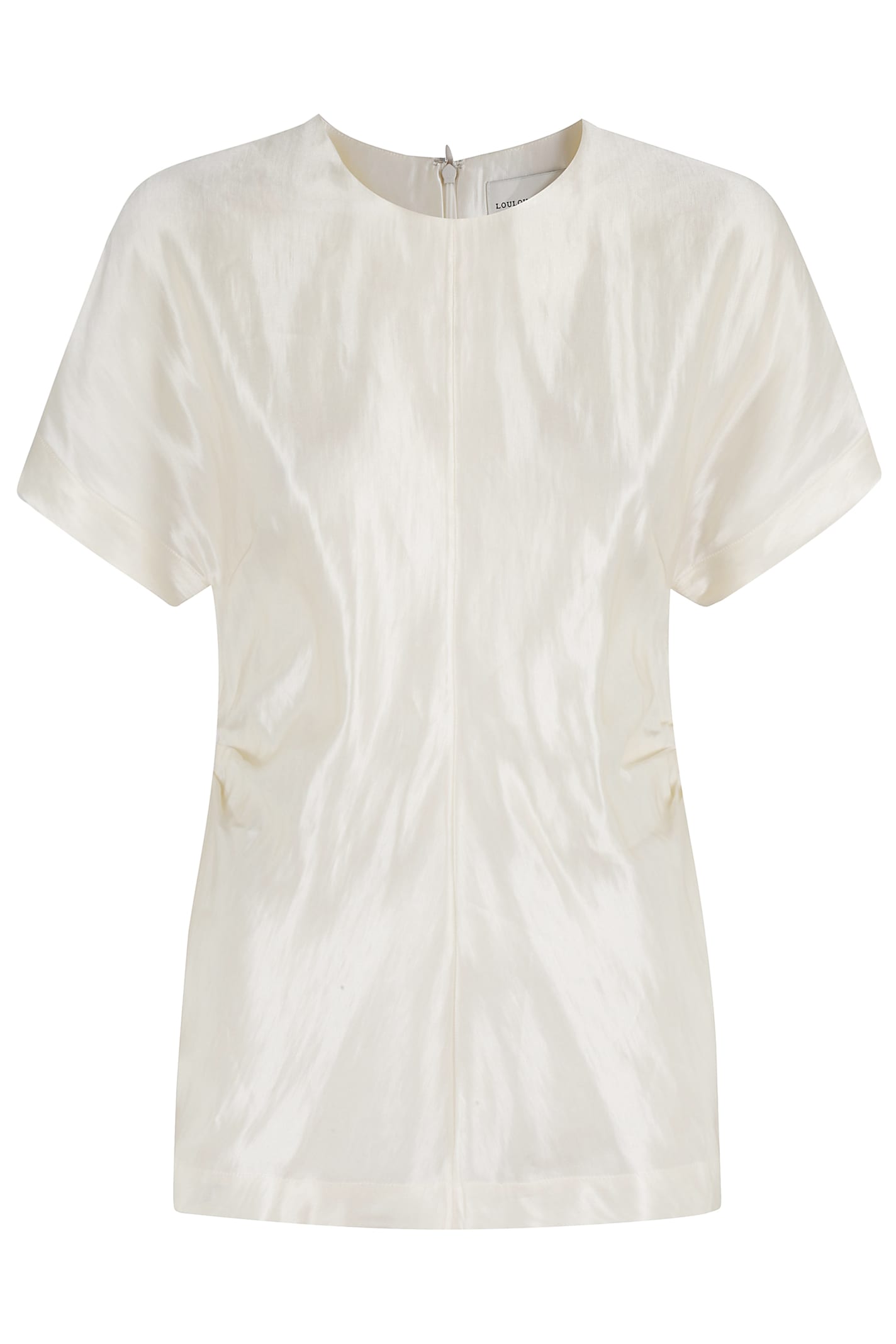 Loulou Studio Fitted Short Sleeved Blouse