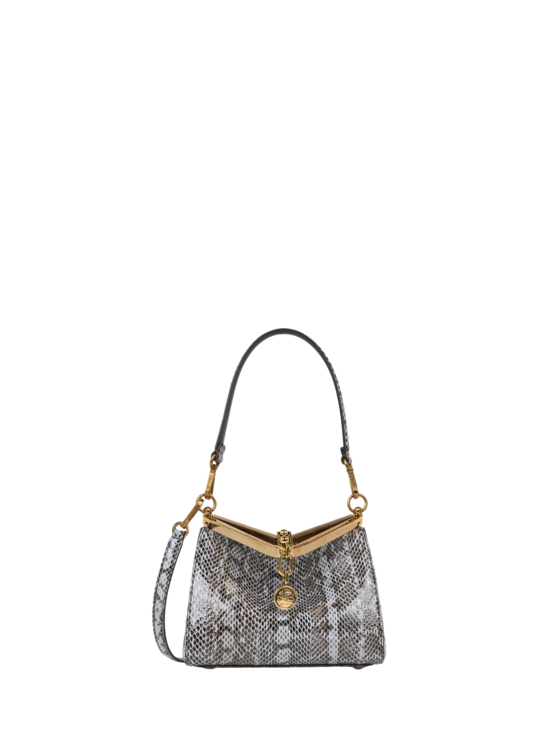 Etro, Sac Vela En Elaphe Modèle Mini, Femme, Bleu