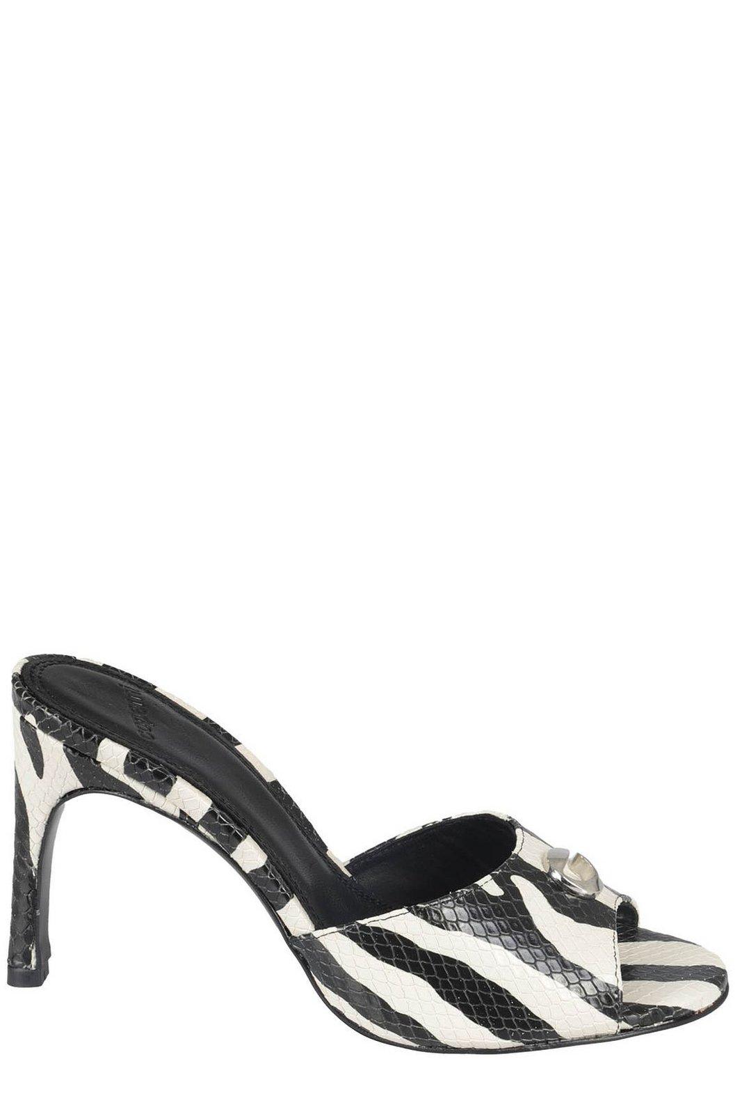 Coperni Zebra Printed Mules Sandals