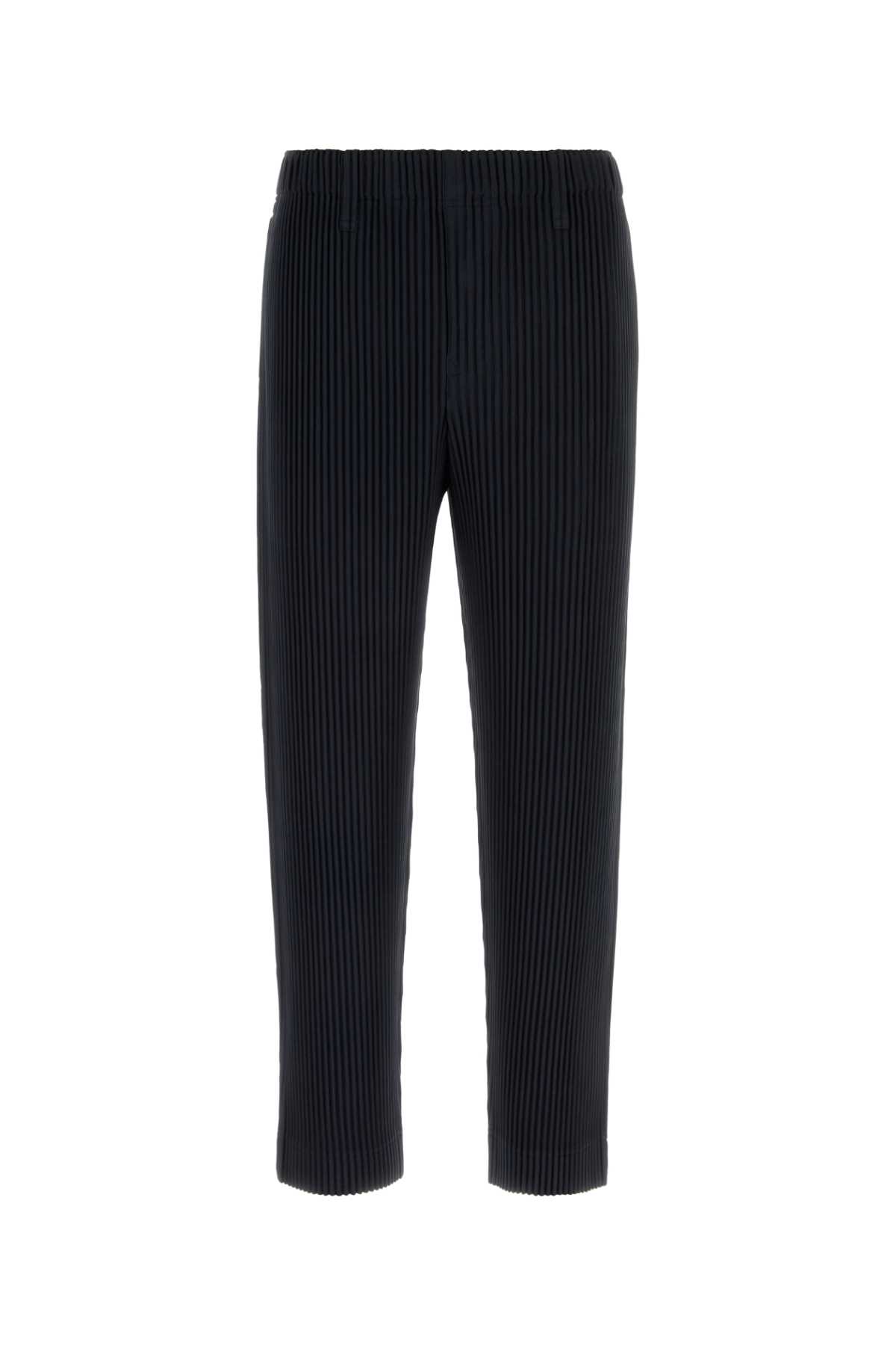 Homme Plissé Issey Miyake Midnight Blue Polyester Pant
