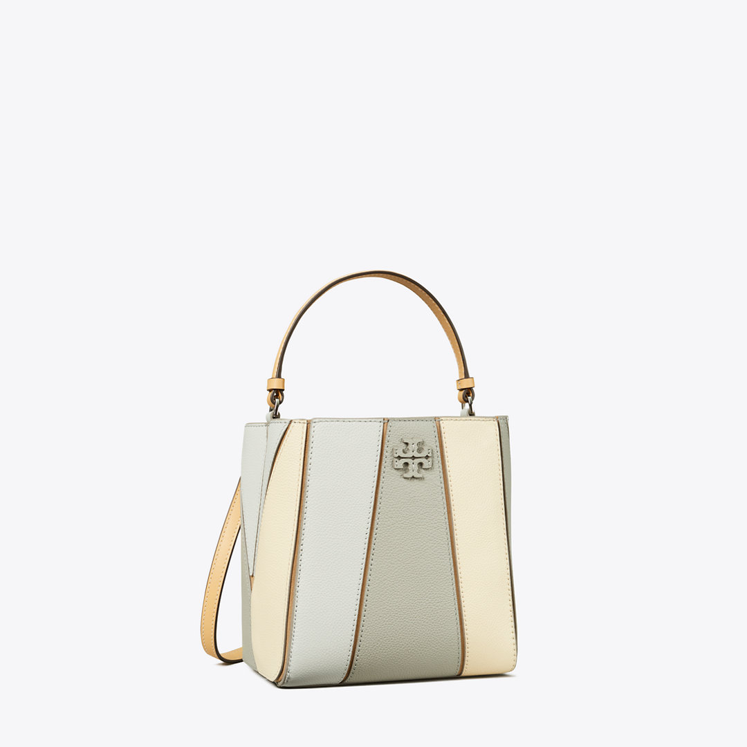Tory Burch Small McGraw Colorblock Bucket Bag