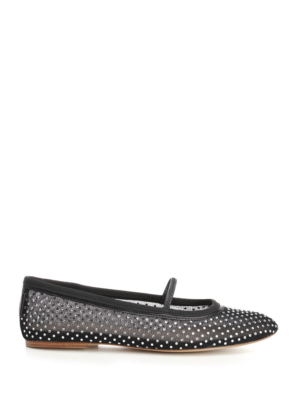 A. P.C. Transparent swan Ballet Flats