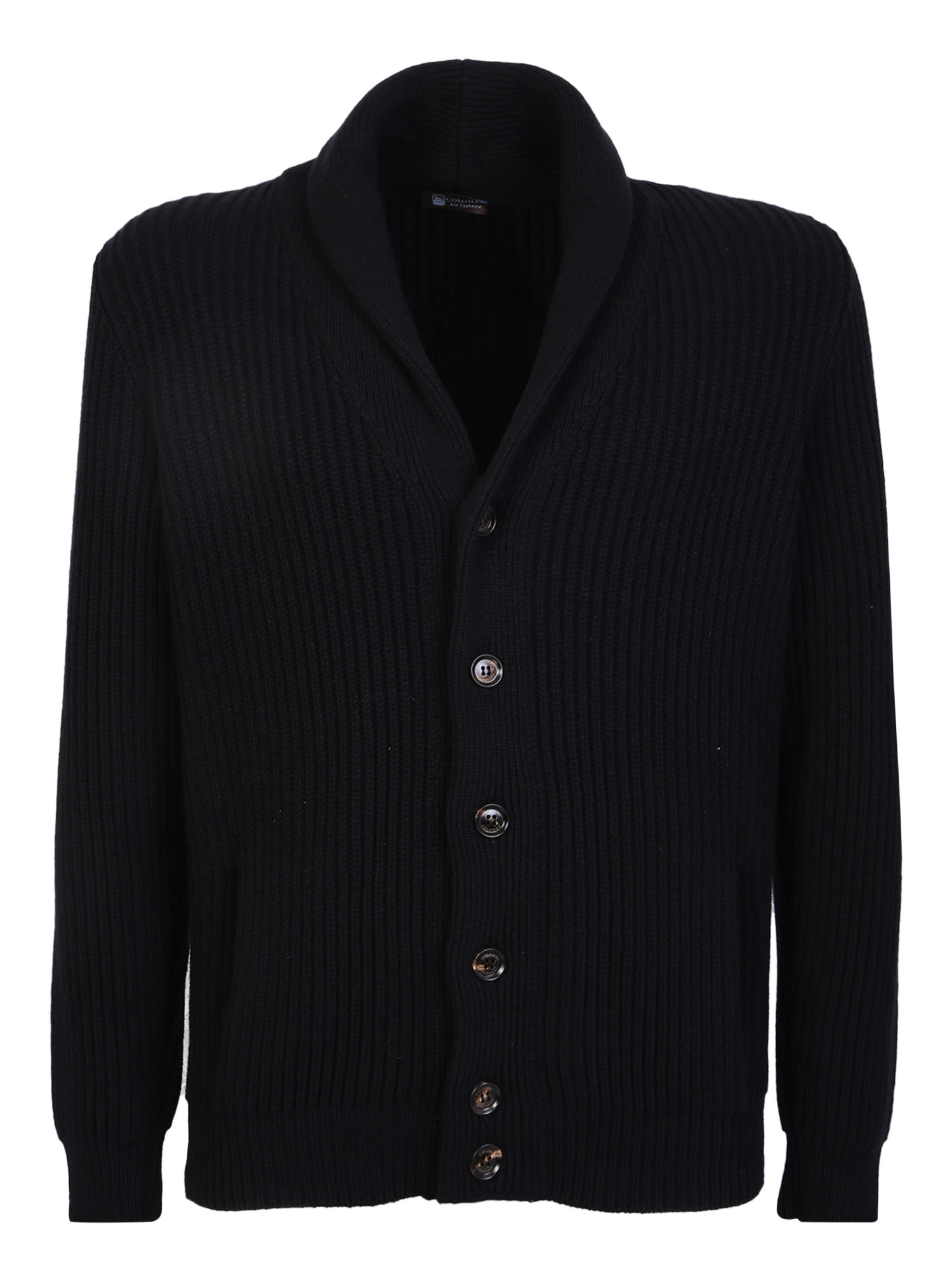 Colombo Black Cashmere Cardigan