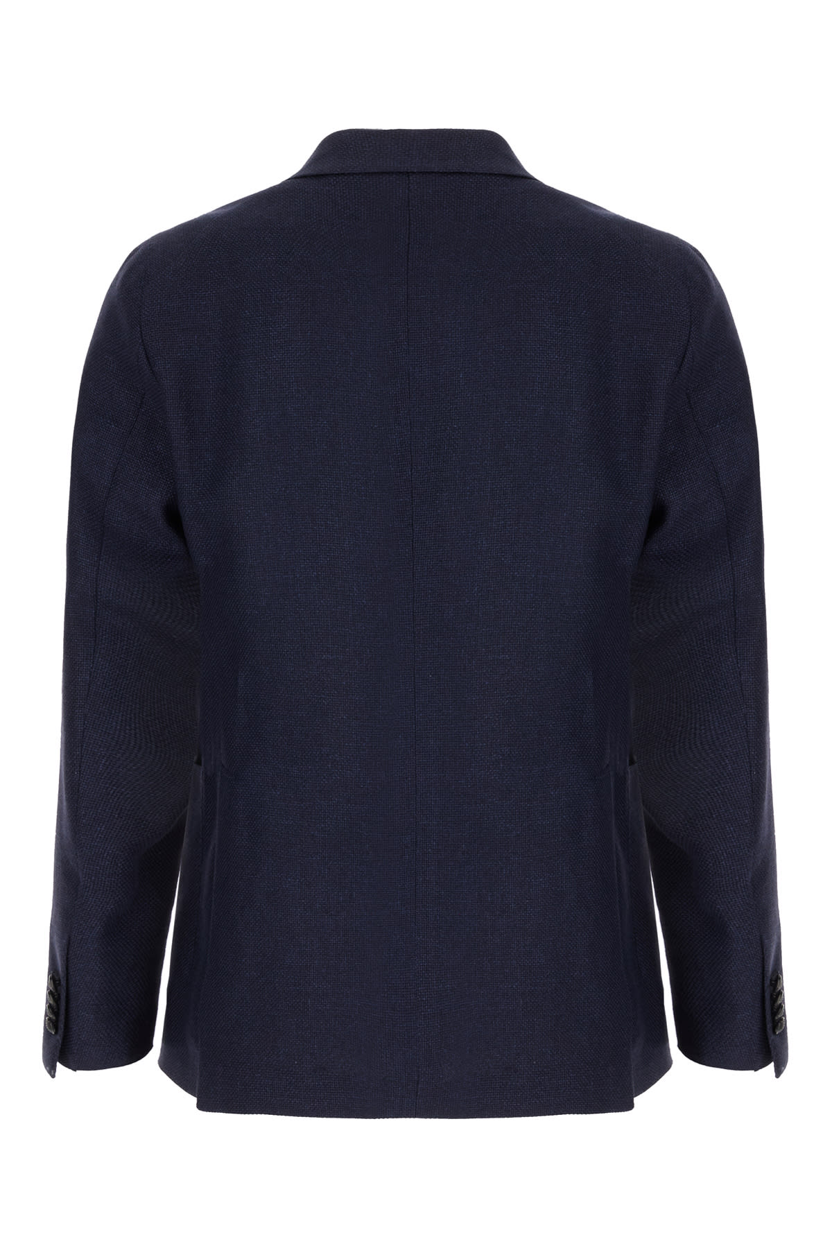 Tagliatore Navy Blue Wool Blend Blazer