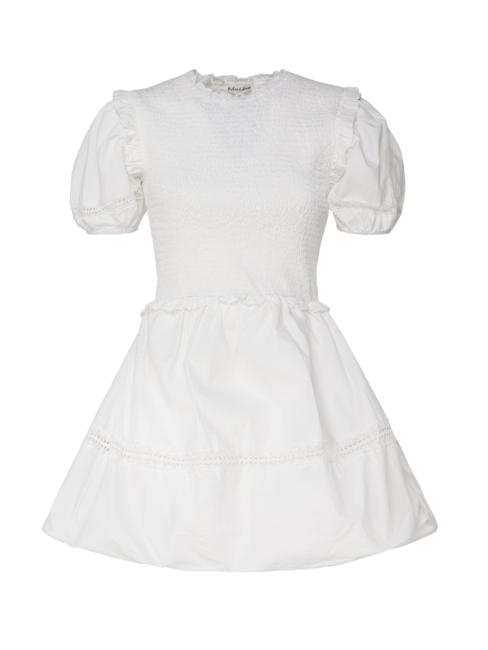 For Love & Lemons Sandy Mini Dress In Cotton