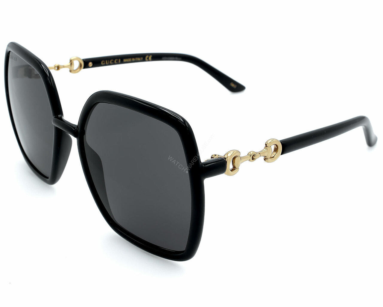 GUCCI Black/Gray Lens 55-140MM Women's Sunglasses GG0890S 001