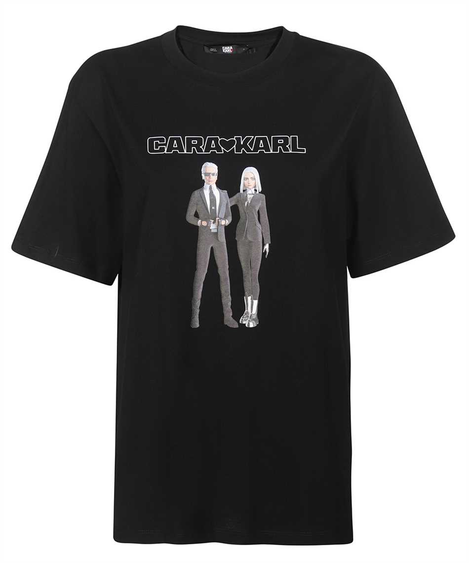 Karl Lagerfeld Printed Cotton T-shirt