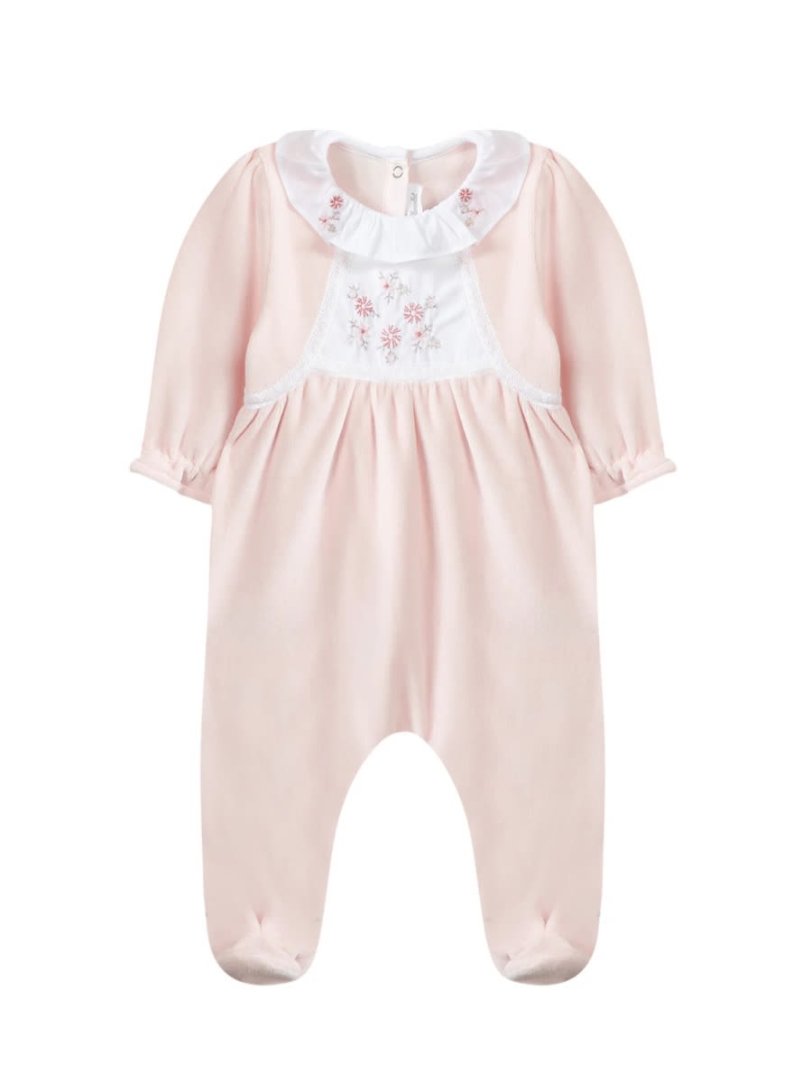 Tartine et Chocolat Flower Collar Romper