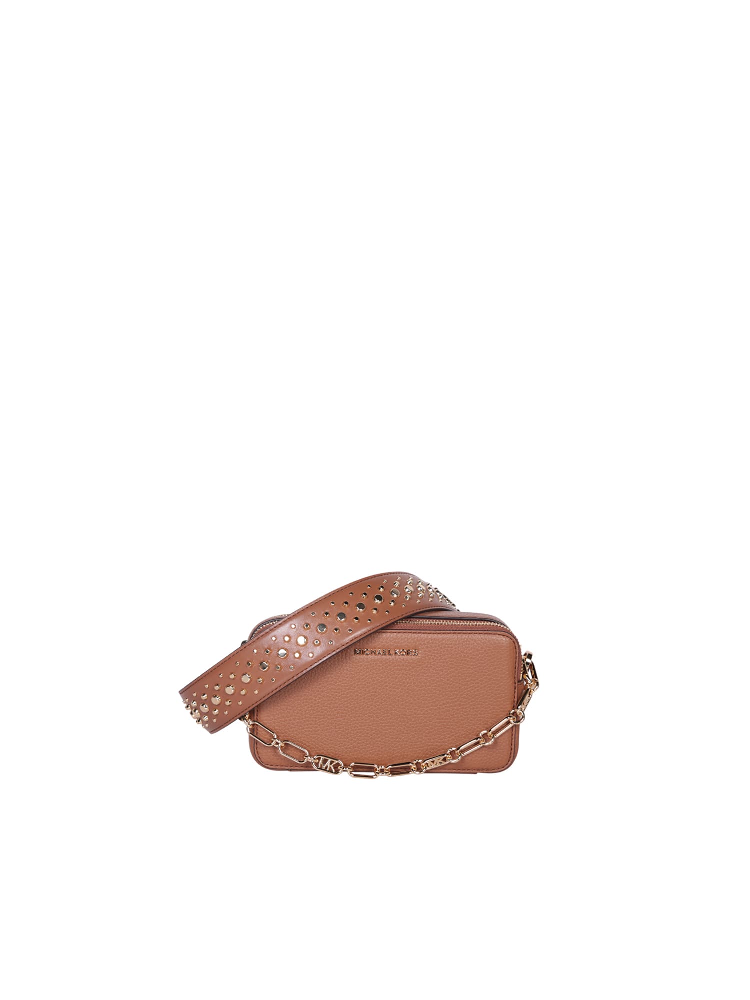 Michael Kors Small Camera Bag Crossbody In Brown