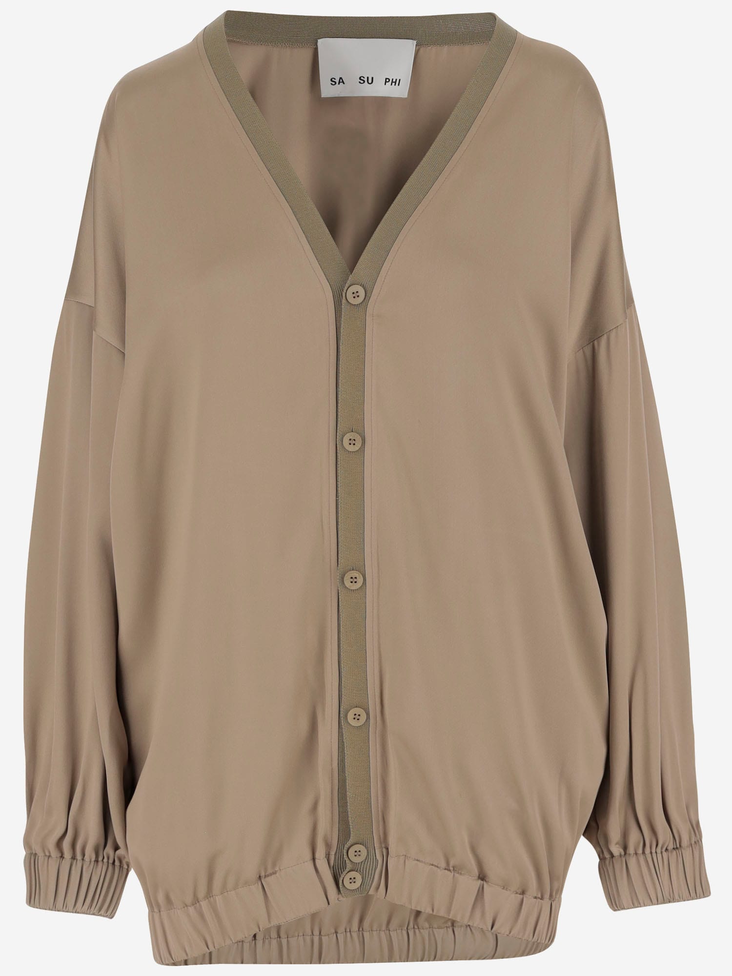 Sa Su Phi Silk And Viscose Cardigan