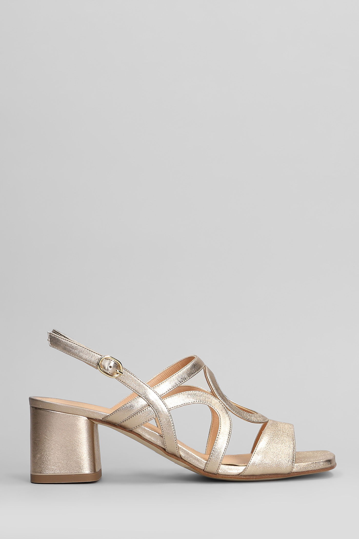 Julie Dee Sandals In Copper Leather