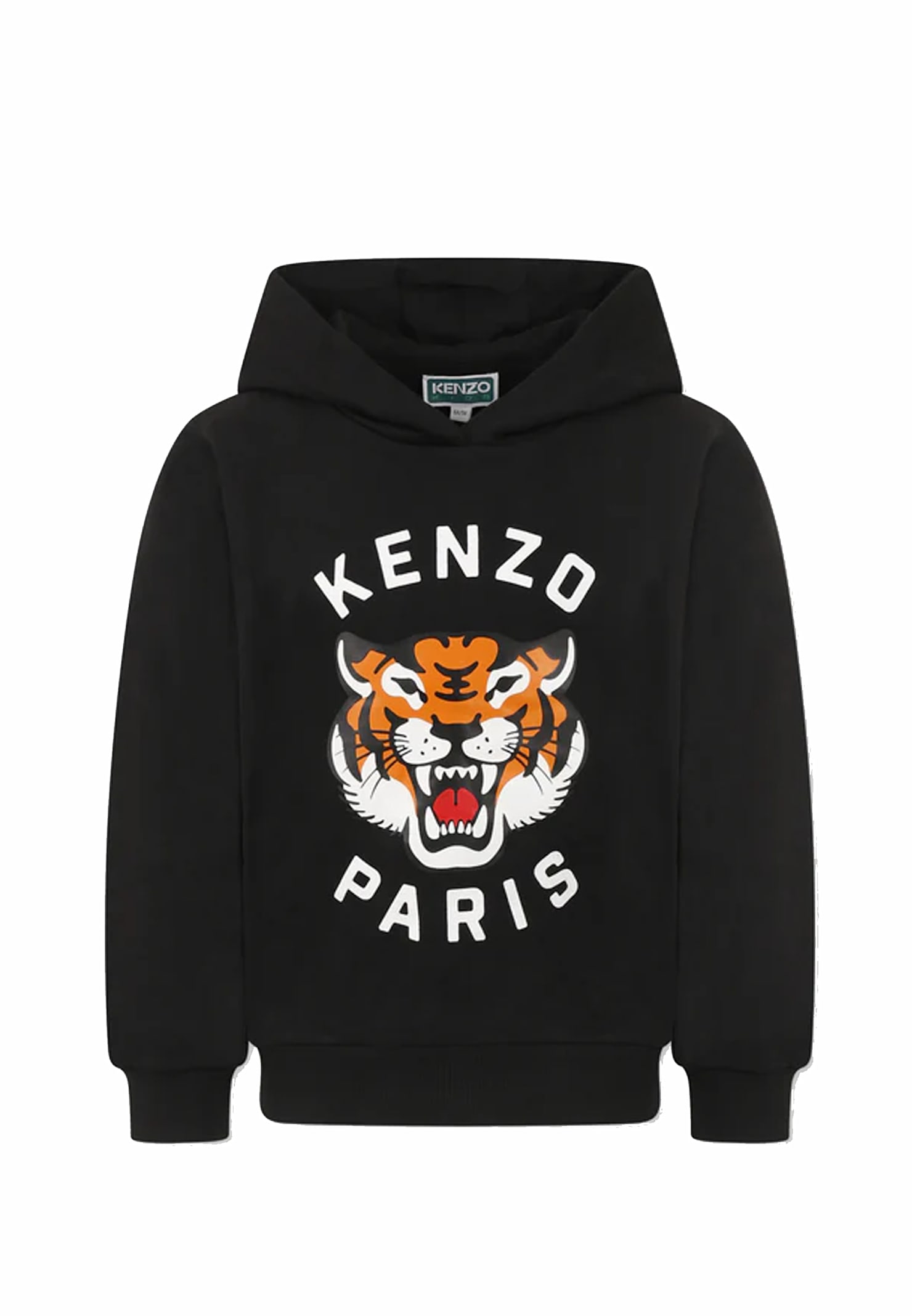 Kenzo Kids Grey Sweatshirt For Kids With Lucky Tiger
