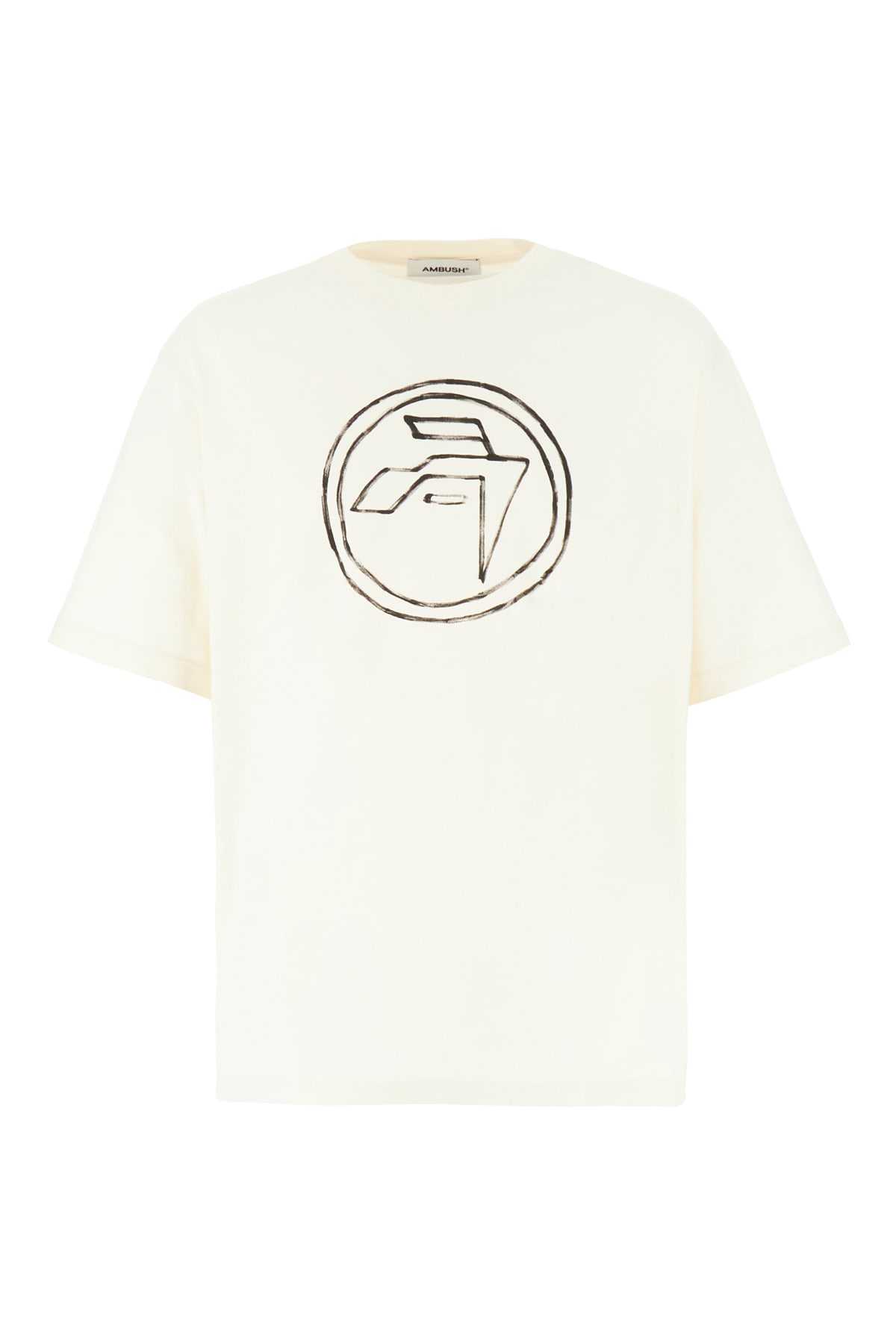 AMBUSH Ivory Cotton Oversize T-shirt