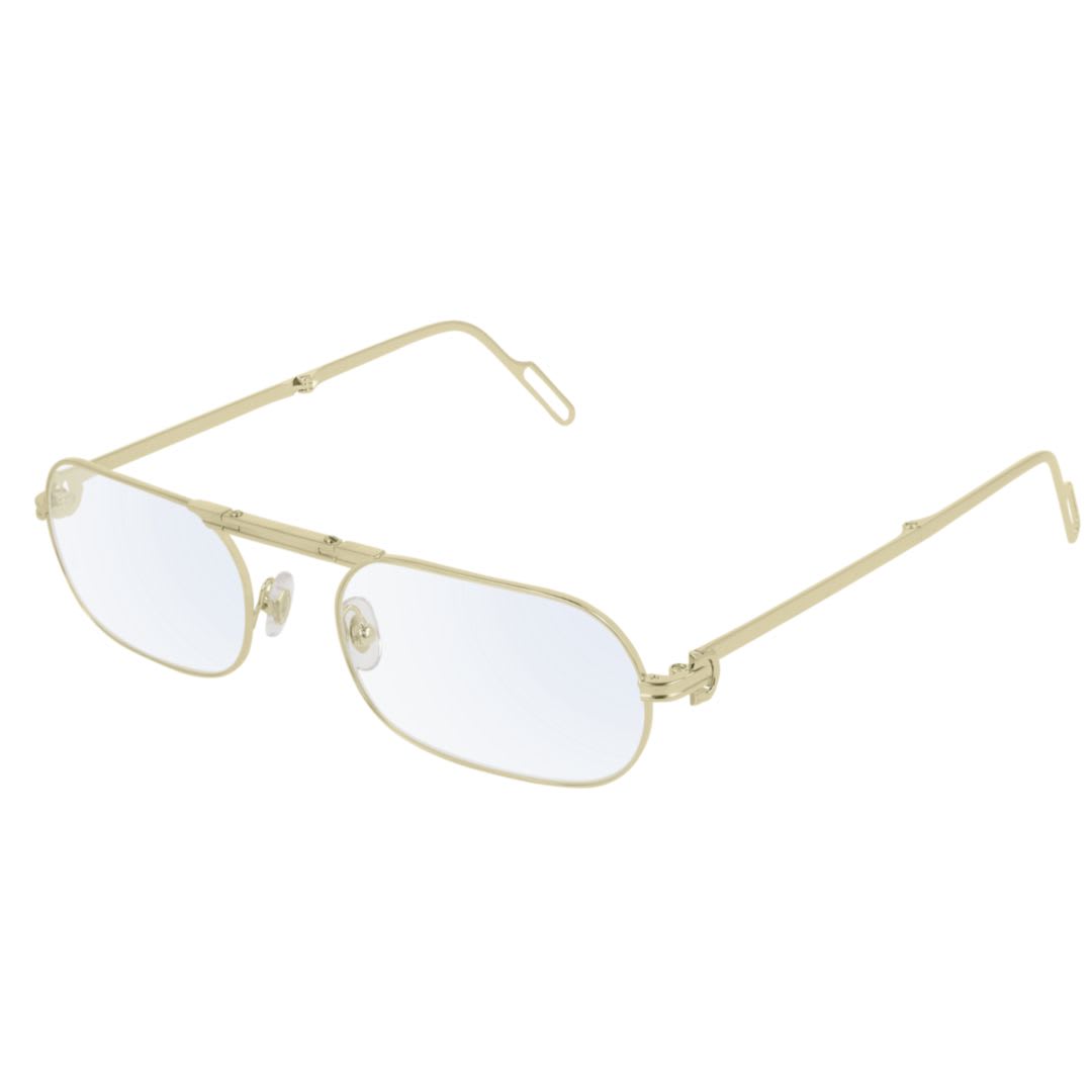 Cartier Eyewear Ct0115o001 Gold Gold Transparent
