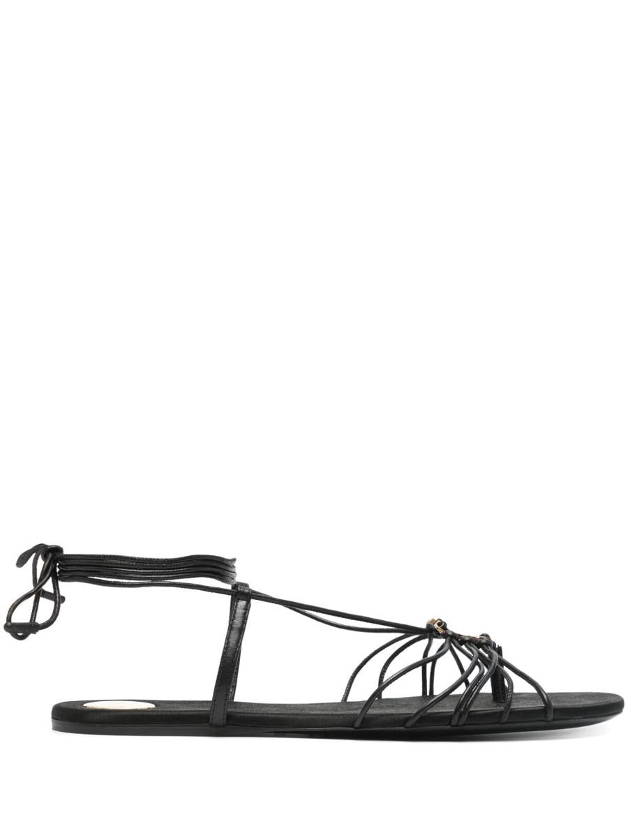 Saint Laurent Babylone Leather Sandals