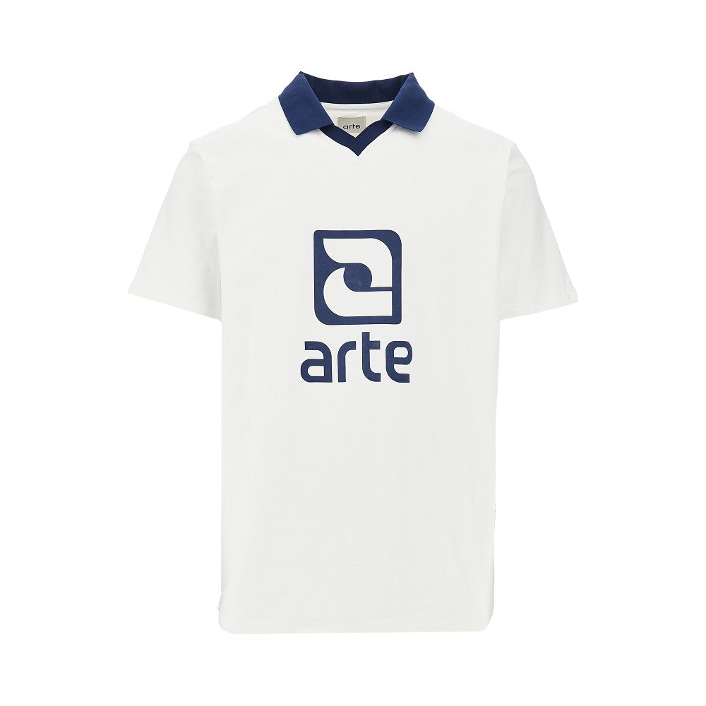 ARTE Logo印花弹力针织男士T恤