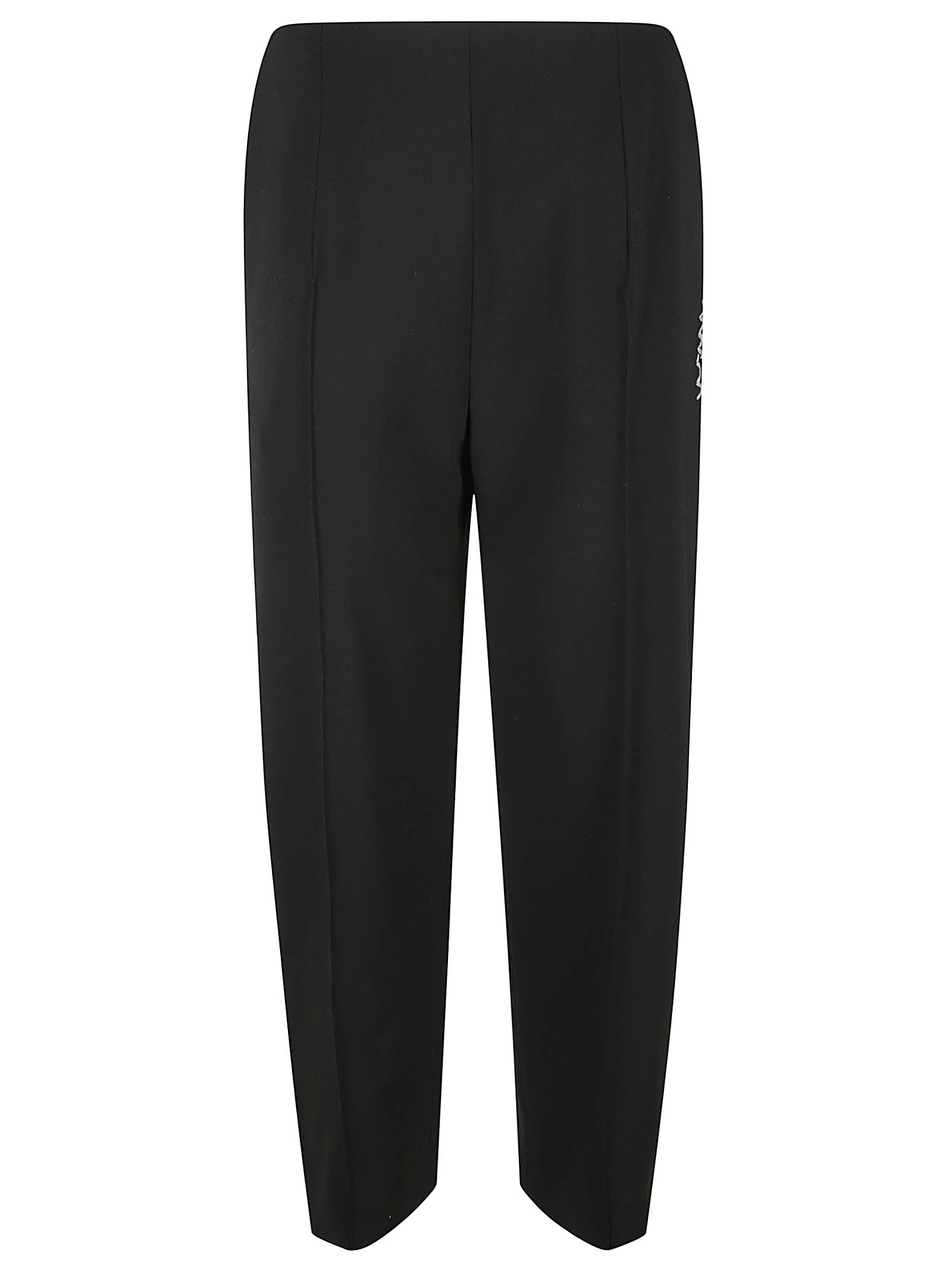 Marni Side Zip Plain Cropped Trousers
