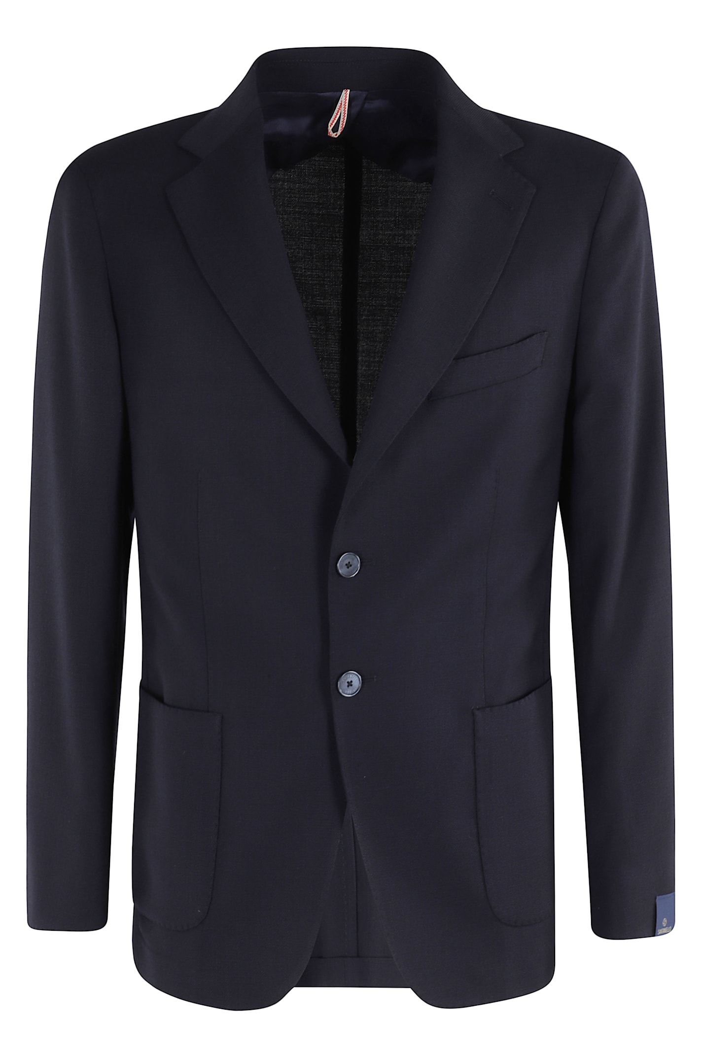 Santaniello Blazer In Hopsack Stretch