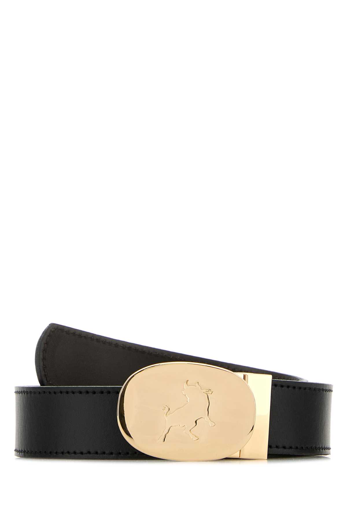 Lois Dark Brown Leather Reversible Belt