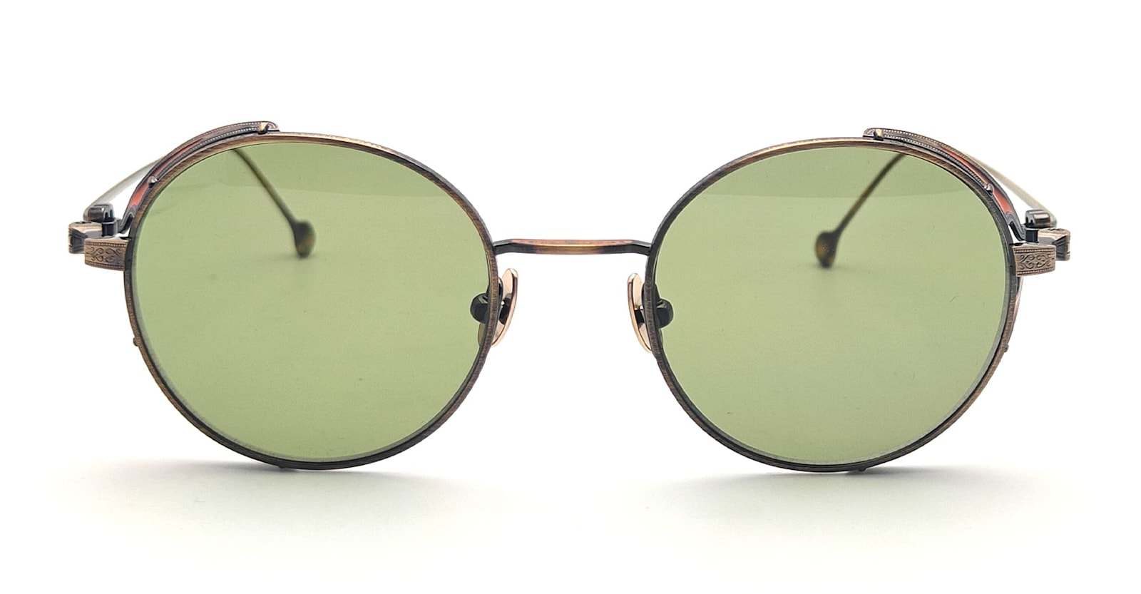 Matsuda M3152 - Antique Gold / Sage Green Sunglasses