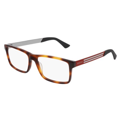 Gucci Eyewear Gg0692o006 Havana Red Transparen
